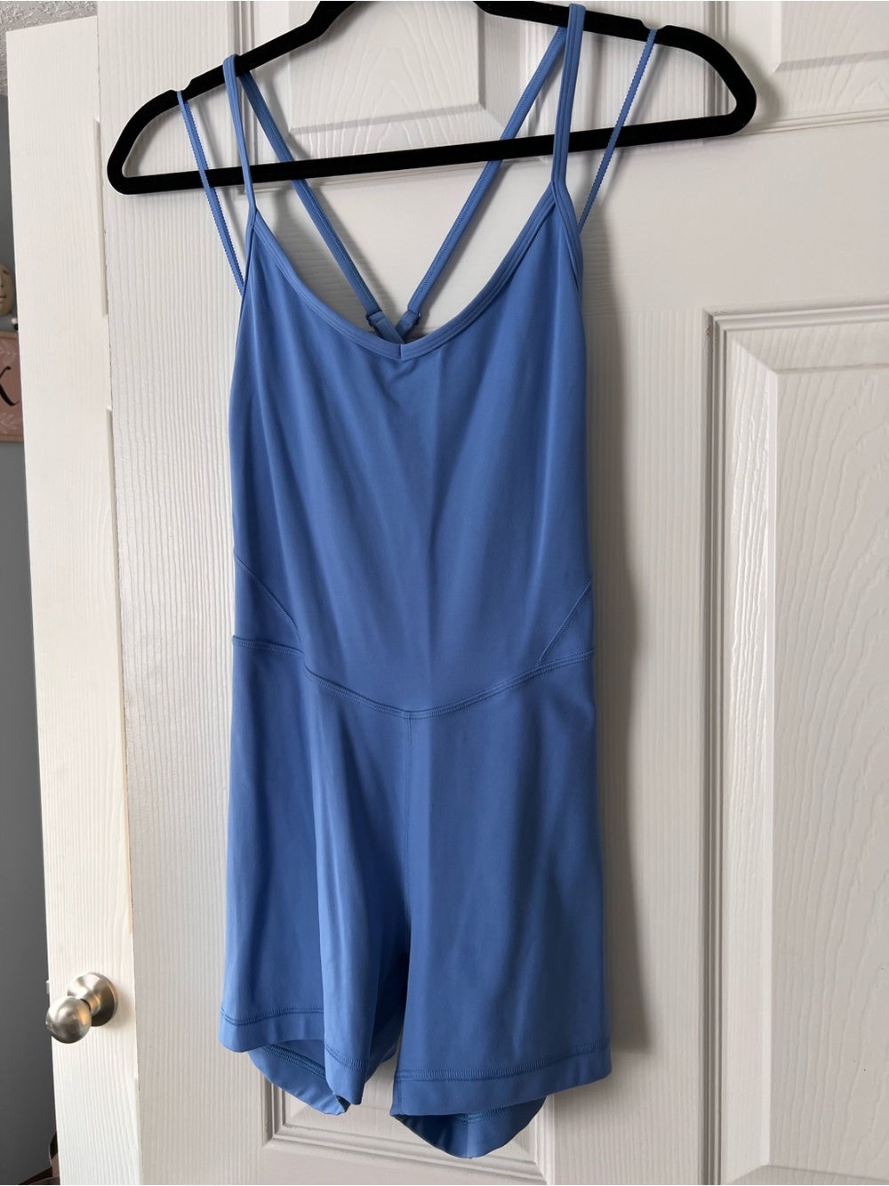 lululemon athletica Light Blue Strappy Romper